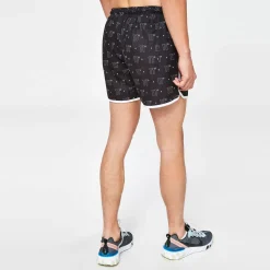 11 Degrees All Over Print Swim Shorts – Black/White