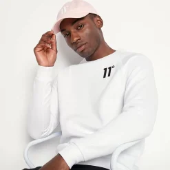 11 Degrees Baseball Logo Cap – Chalk Pink