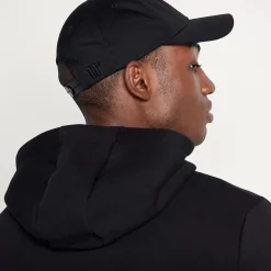 11 Degrees Baseball Logo Cap – Blackout