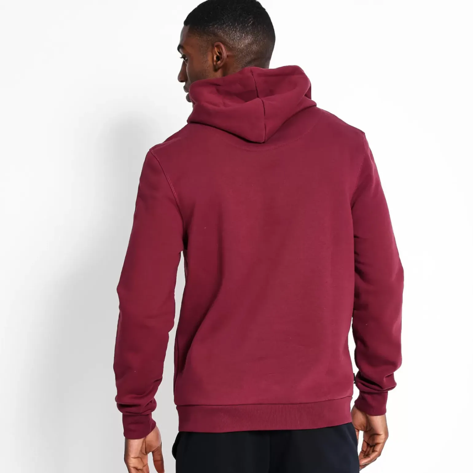 11 Degrees Central Logo Pullover Hoodie - Burgundy