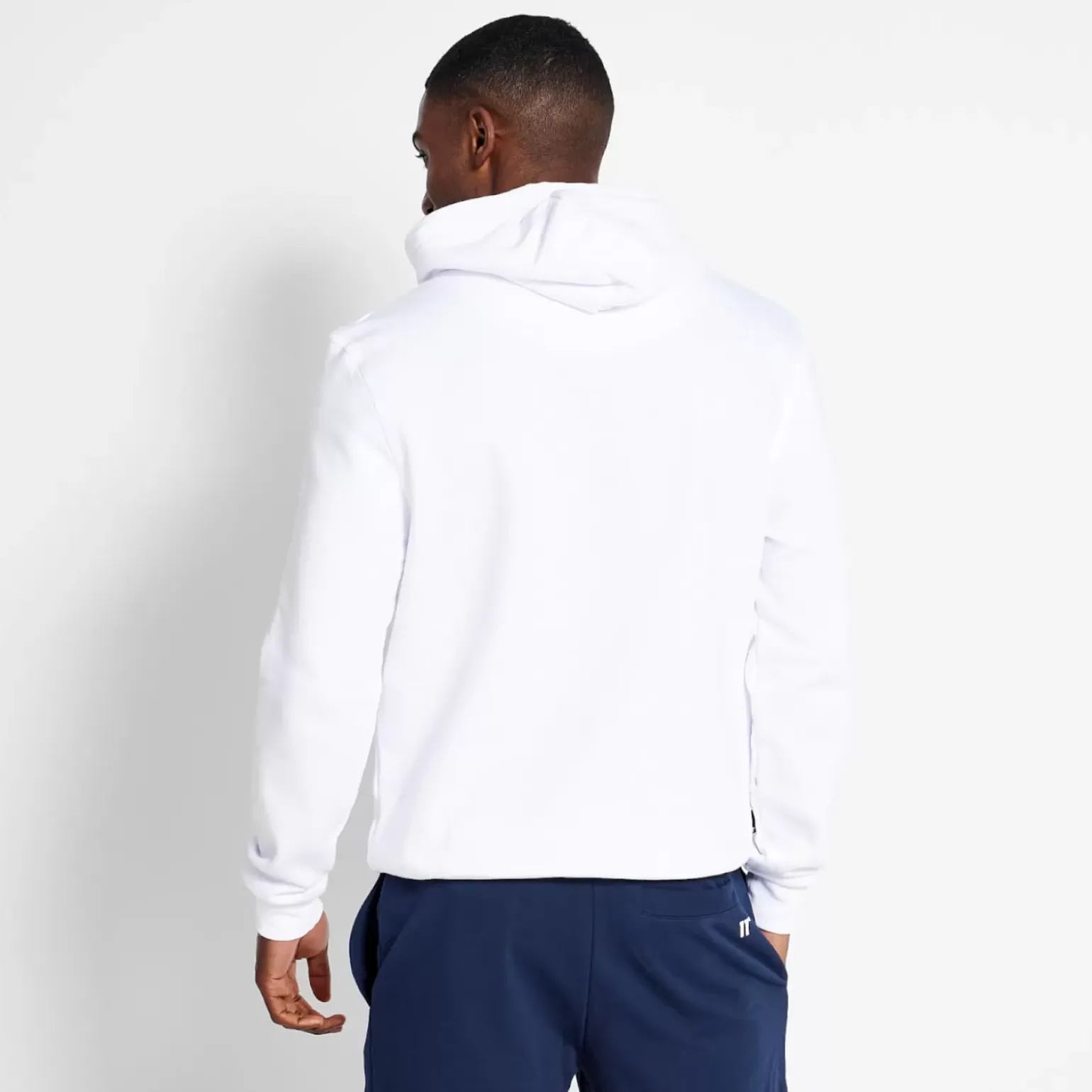 11 Degrees Central Logo Pullover Hoodie - White