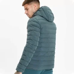 11 Degrees Colour Block Space Jacket – Darkest Spruce Green / Black / White