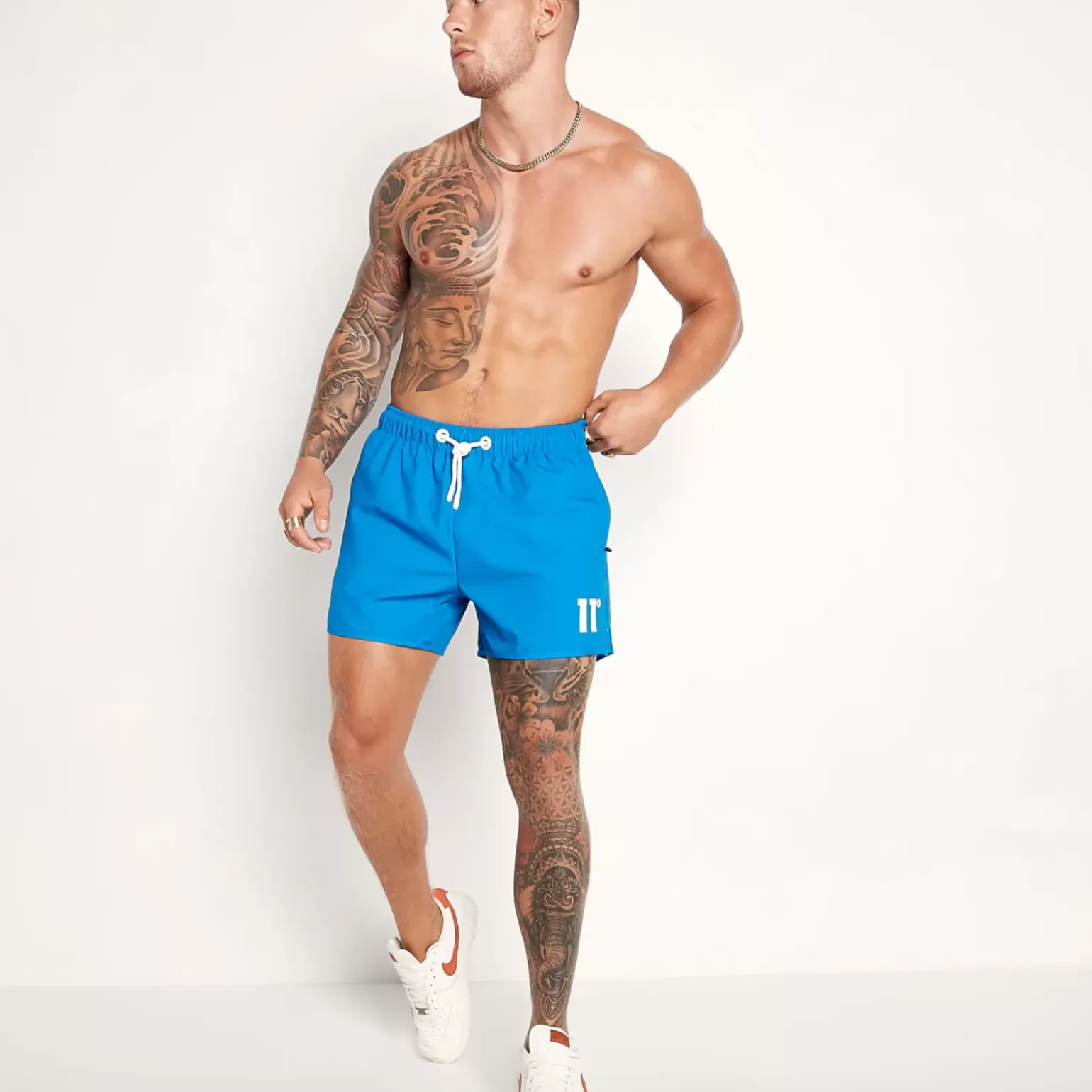 11 Degrees Core Swim Shorts – Skydiver Blue