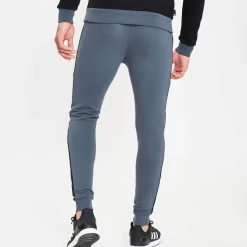 11 Degrees Cut And Sew Joggers Skinny Fit – Anthracite / Black / Darkest Spruce Green