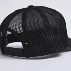 11 Degrees Domino Trucker Cap – Black