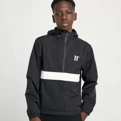 11 Degrees Junior Colour Block Hurricane – Black / White