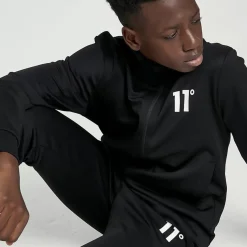 11 Degrees Junior Core Poly Tracksuit – Black