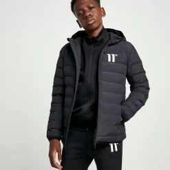 11 Degrees Junior Space Jacket – Black