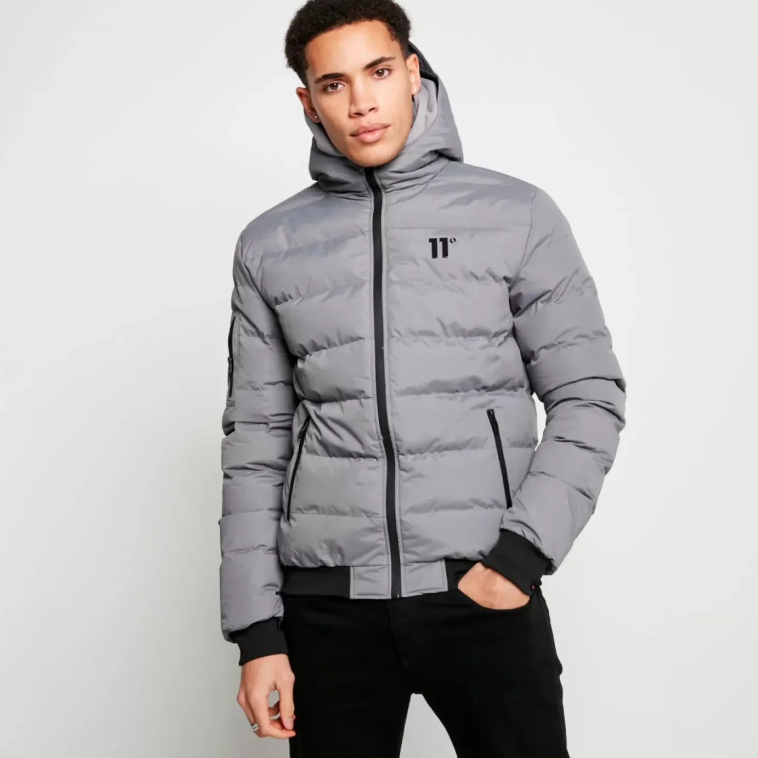 11 Degrees Missile V3 Jacket Peak Hood – Shadow Grey