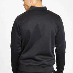 11 Degrees Neoprene Hybrid Bomber Jacket – Black / Skydiver Blue