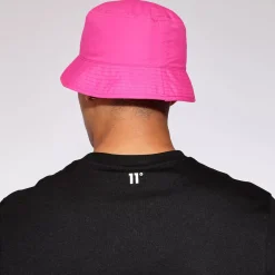 11 Degrees Nylon Bucket Hat - Neon Pink Glo