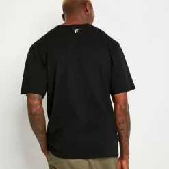 11 Degrees Oversized Flight T-Shirt – Black