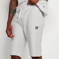 11 Degrees Oversized Flight Shorts – Vapour Grey