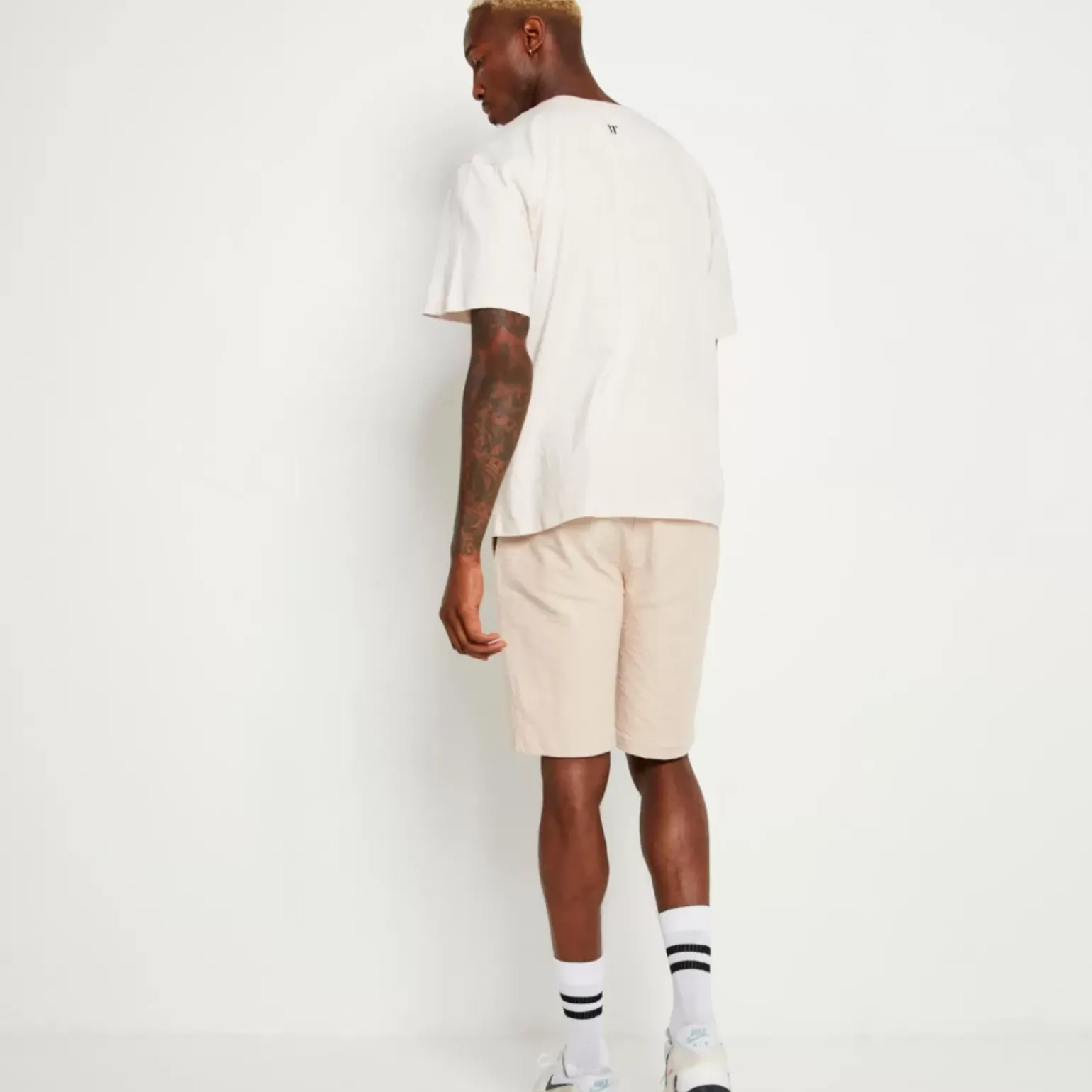 11 Degrees Oversized Flight Shorts – Stone