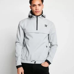 11 Degrees Soft Shell Over The Head Jacket – Titanium Grey