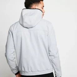 11 Degrees Soft Shell Over The Head Jacket – Titanium Grey