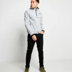 11 Degrees Soft Shell Over The Head Jacket – Titanium Grey