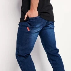 11 Degrees Sustainable Slim Fit Denim Jeans – Mid Blue Wash