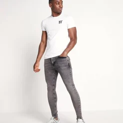 11 Degrees Sustainable Stretch Jeans Skinny Fit – Grey Wash