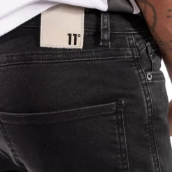 11 Degrees Sustainable Stretch Jeans Skinny Fit – Washed Black