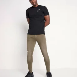 11 Degrees Sustainable Stretch Jeans Skinny Fit – Khaki Wash
