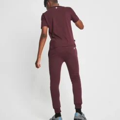 11 Degrees Taped Joggers – Mulled Red