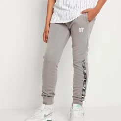 11 Degrees Taped Joggers – Silver