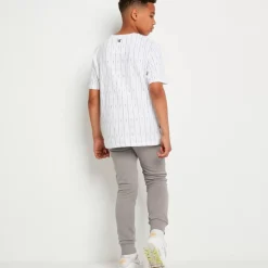 11 Degrees Taped Joggers – Silver