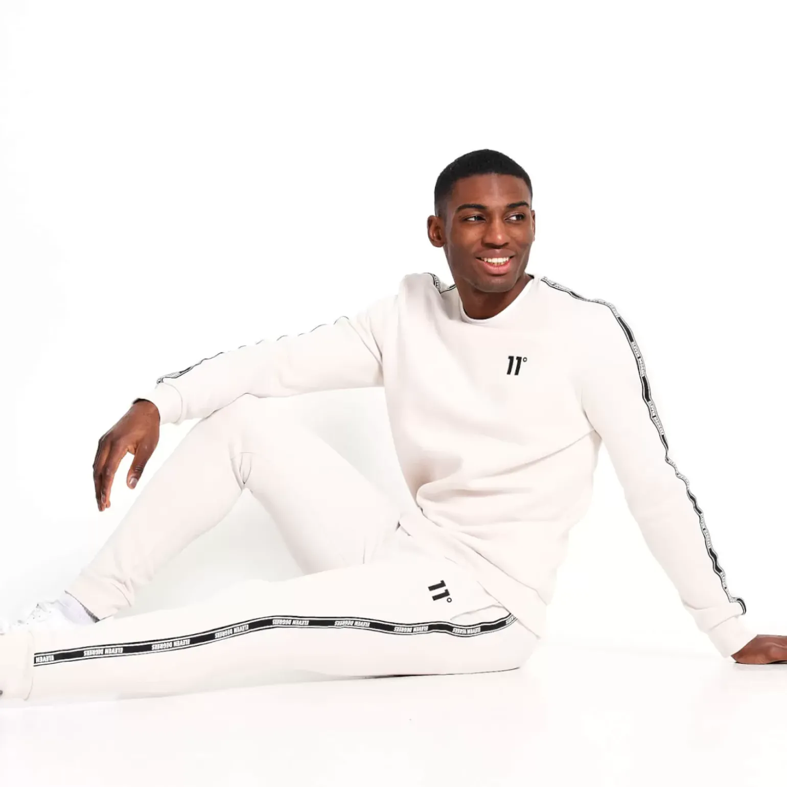 11 Degrees Taped Joggers - Seed Beige