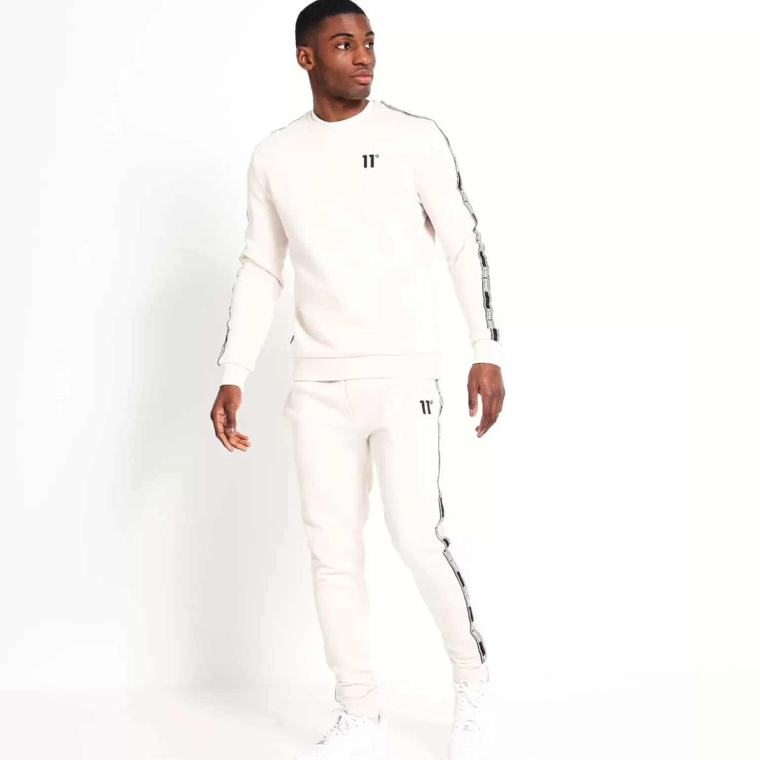 11 Degrees Taped Joggers - Seed Beige