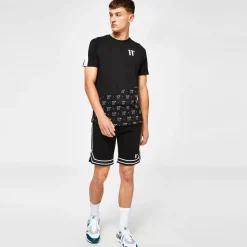 11 Degrees Taped Shorts – Black