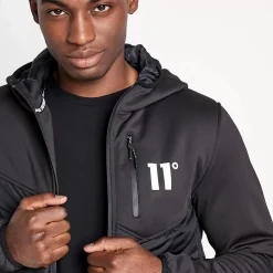 11 Degrees Trek Hybrid Jacket – Black