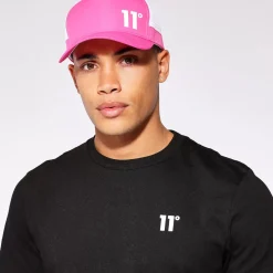 11 Degrees Trucker Cap - Neon Pink Glo / White