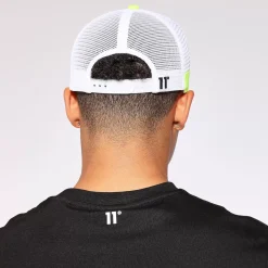 11 Degrees Trucker Cap - Safety Yellow / White