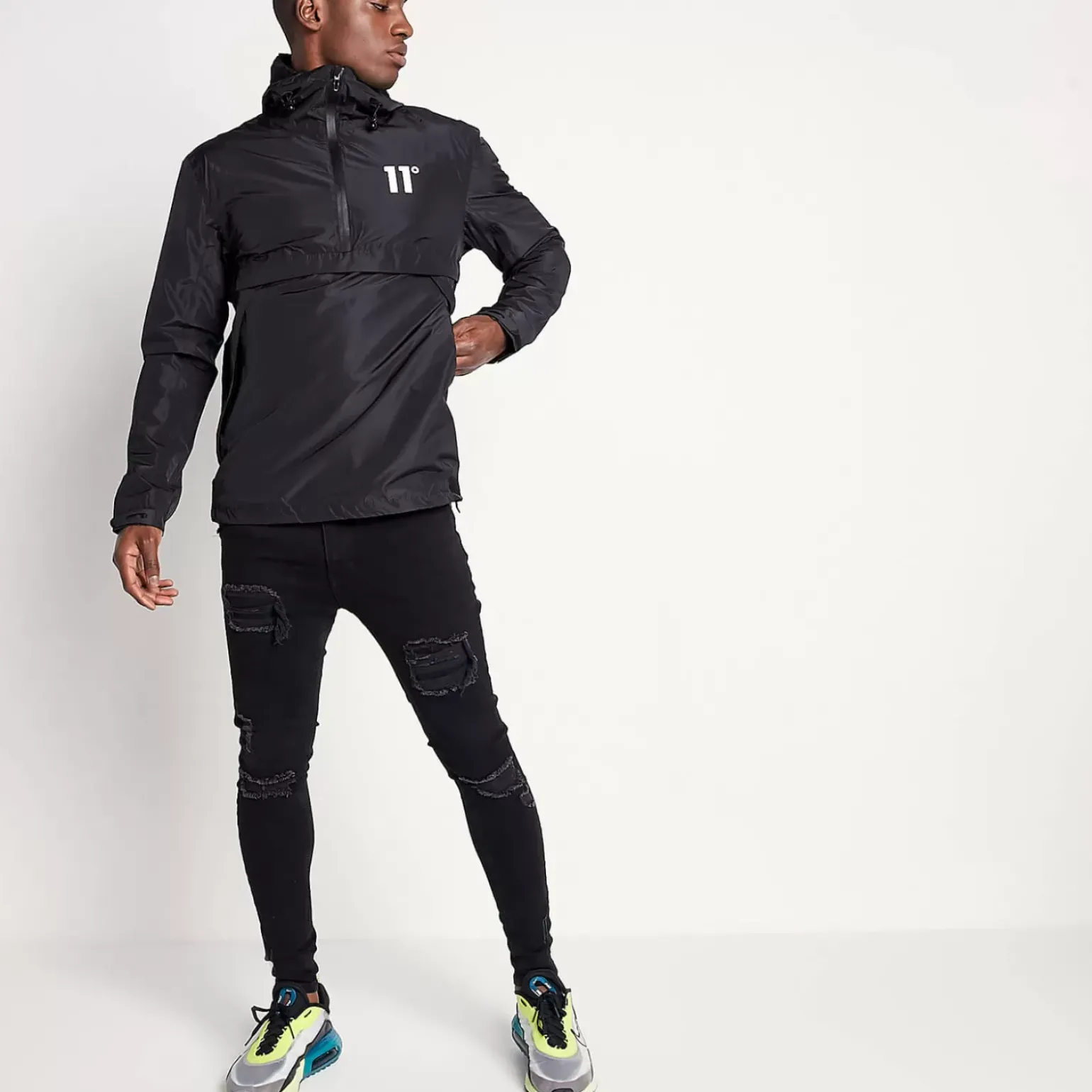 11 Degrees Waterproof Hurricane Jacket – Black