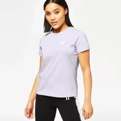 11 Degrees Womens Core Short Sleeve T-Shirt – Pastel Lilac