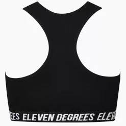 11 Degrees Womens Cotton Underwear Bralette – Black