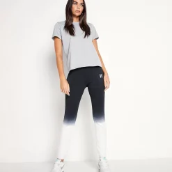 11 Degrees Womens Dip Dye Leggings – Black / White