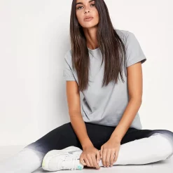 11 Degrees Womens Dip Dye Leggings – Black / White