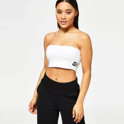 11 Degrees Womens Domino Bandeau – White