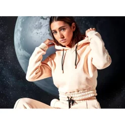 11 Degrees Womens Signature Pin Tuck Joggers – Sunkiss Pink