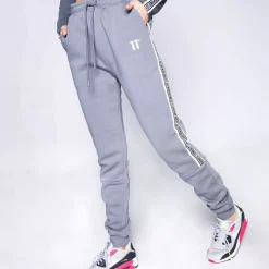 11 Degrees Womens Signature Tape Joggers – Shadow Grey