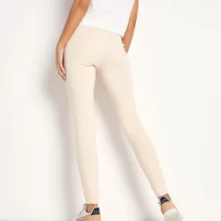 11 Degrees Womens Sustainable Slim Fit Rib Lounge Joggers – Sunkiss Pink