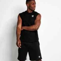 Core Cut-Off T-Shirt – Black