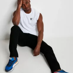 Core Cut-Off T-Shirt – White