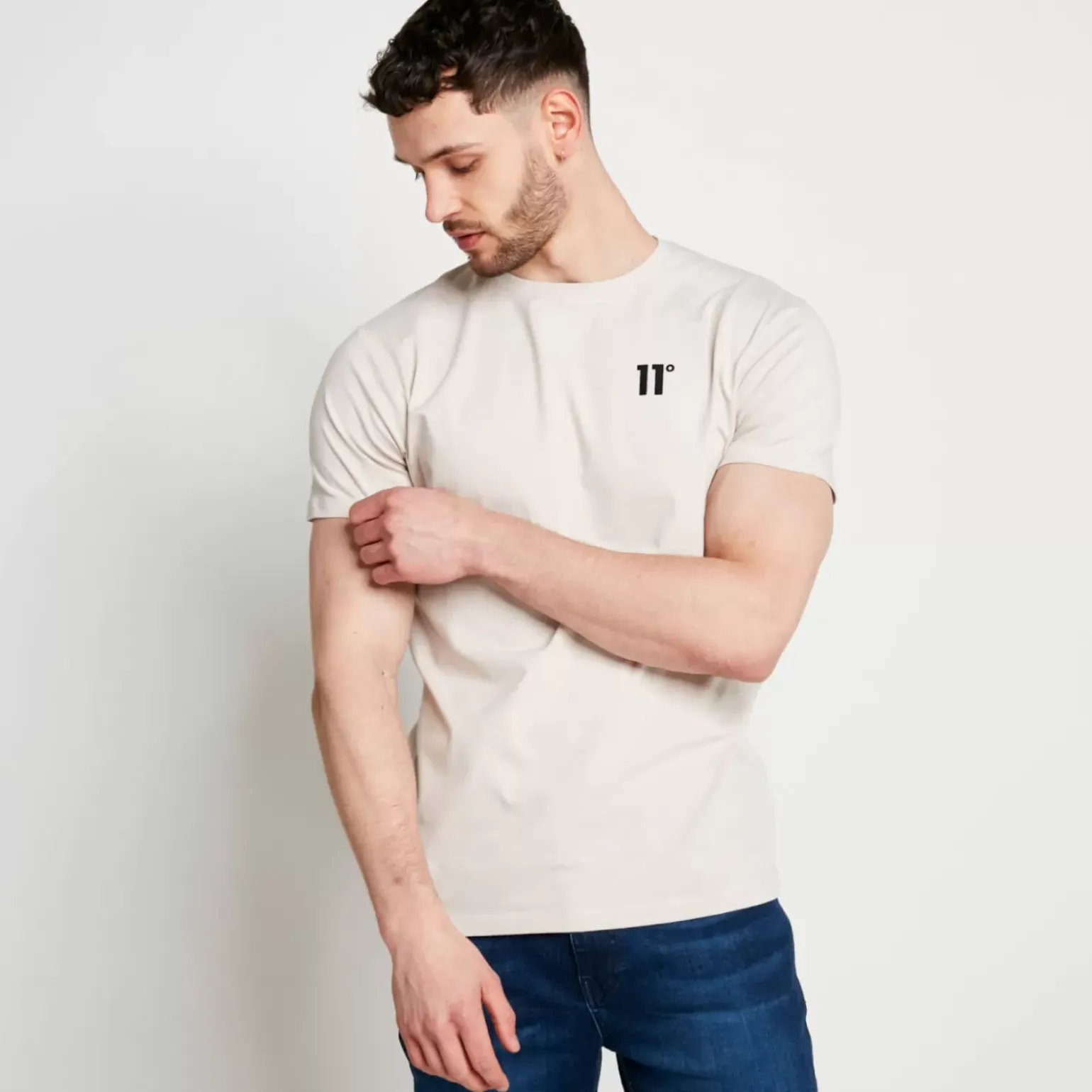 Core Muscle Fit T-Shirt – Stone