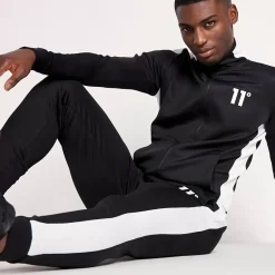 Core Track Pants – Black / White