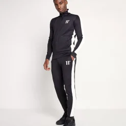 Core Track Pants – Black / White
