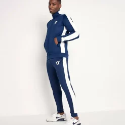 Core Track Pants – Insignia / White