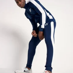 Core Track Pants – Insignia / White